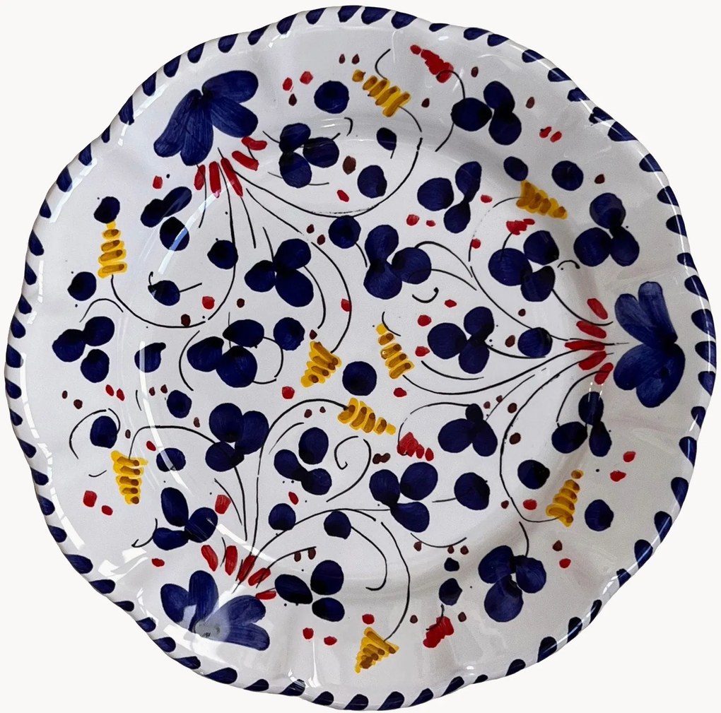 Handgemaakt ontbijtbord Toscana