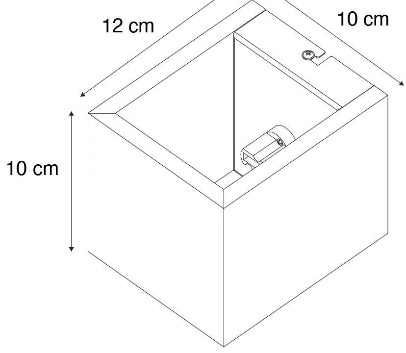Landelijke wandlamp eiken hout - Transfer