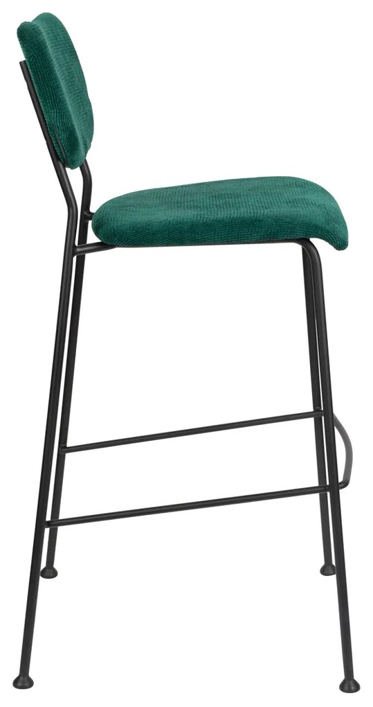 Zuiver Benson Hoge Barkruk Stof Groen