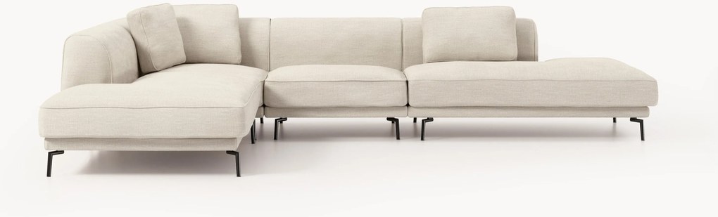 Modulaire hoekbank Allpa (4-zits) met chaise longue