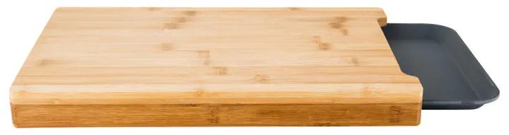 Snijplank met opvangbak - 38x26 cm