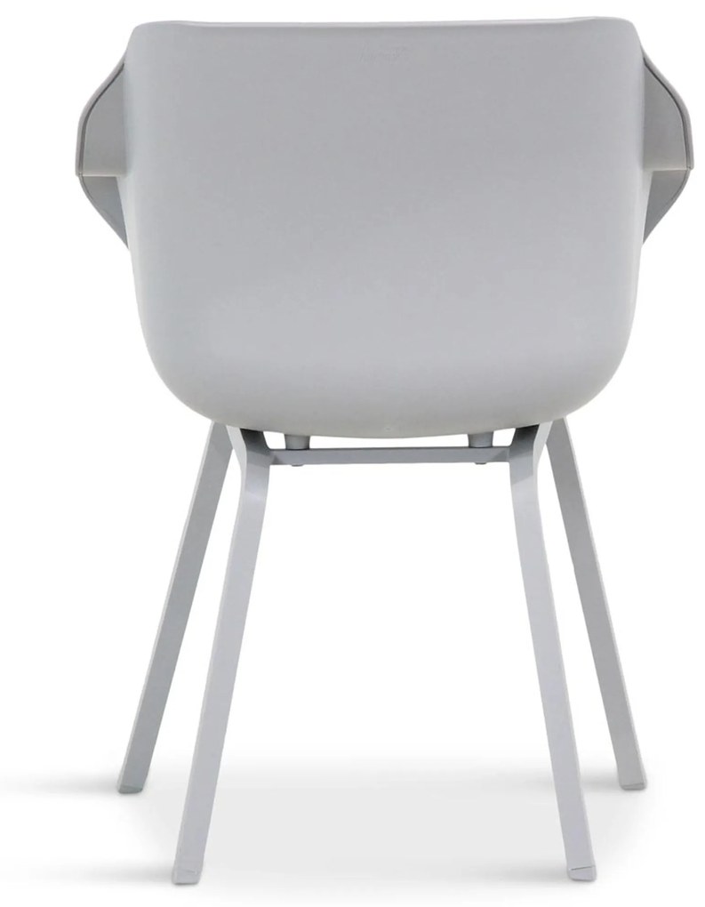 Tuinset 4 personen 180 cm Kunststof Grijs Hartman Sophie