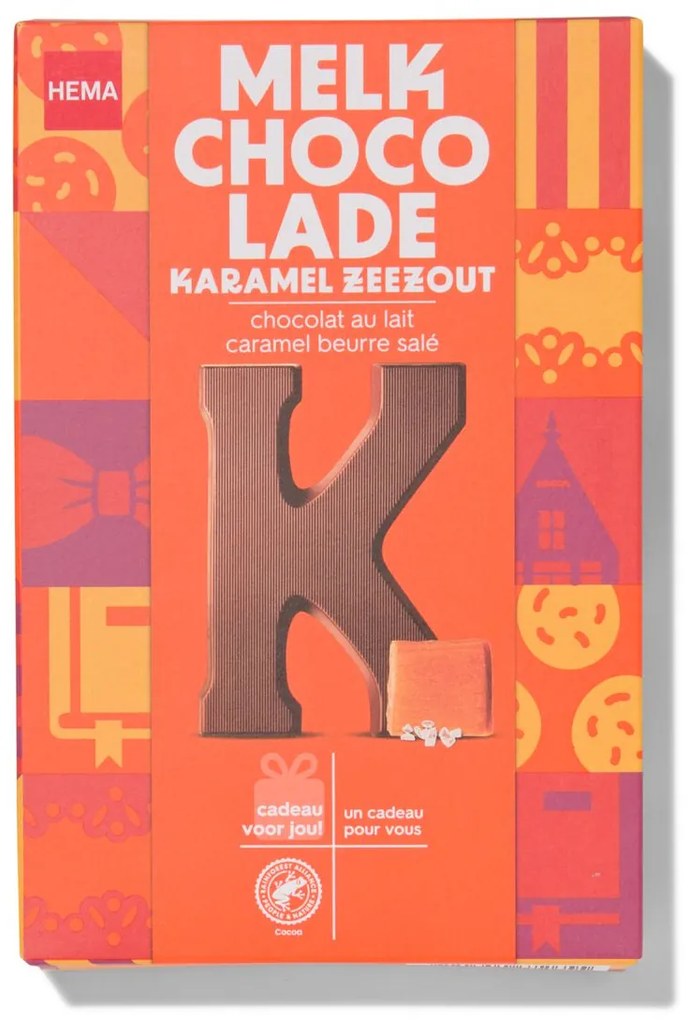 HEMA Chocoladeletter Melk Karamel Zeezout K 135gram