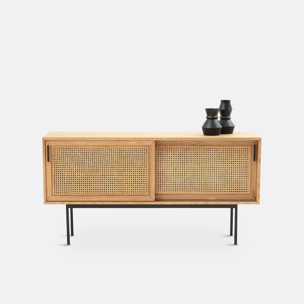 Eiken dressoir, gefineerd en gevlochten, Waska