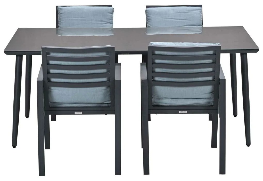 Garden Impressions Brendon tuinset 5-delig - Senna tuintafel 180x100 cm