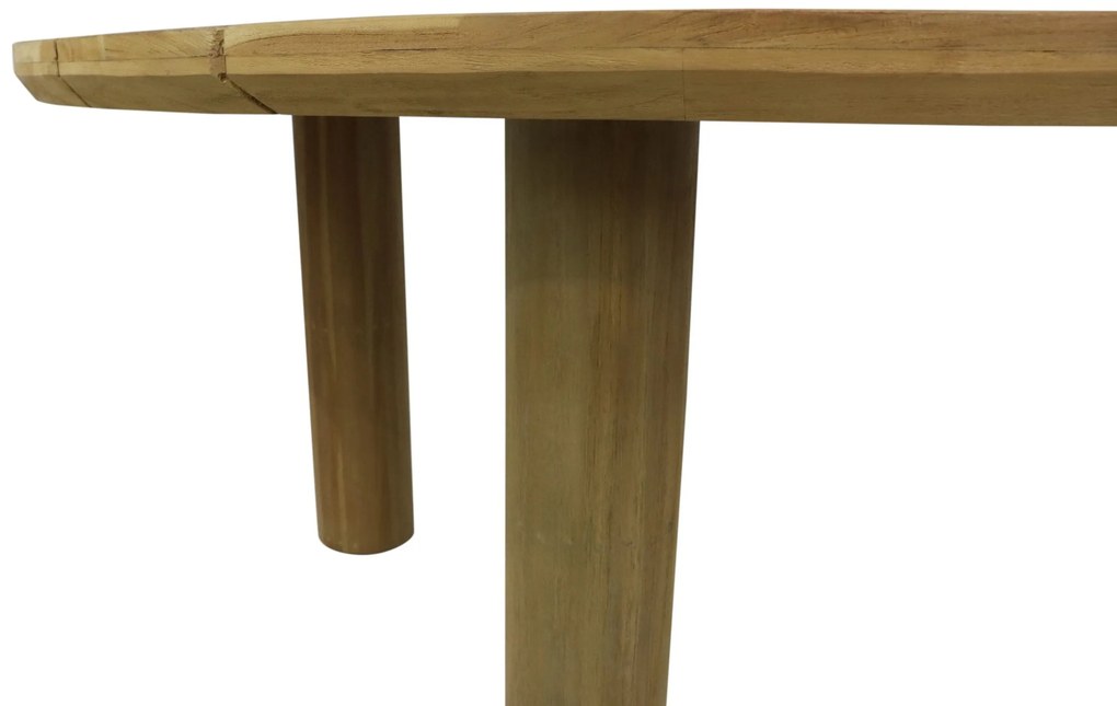 Tuinset 8 personen 300 cm Teak Old teak greywash Santika Furniture Santika