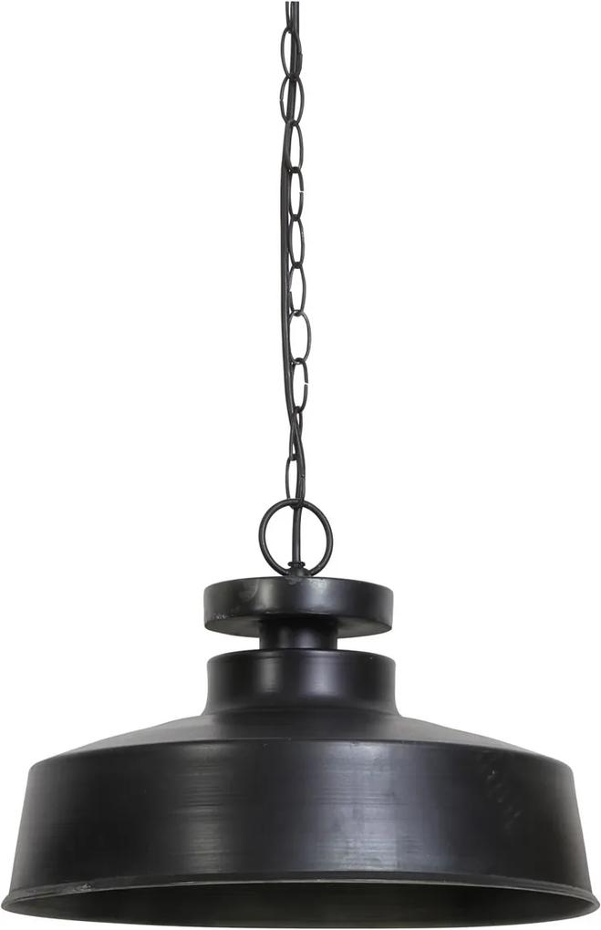 Hanglamp LILY - Zwart-Zink - S