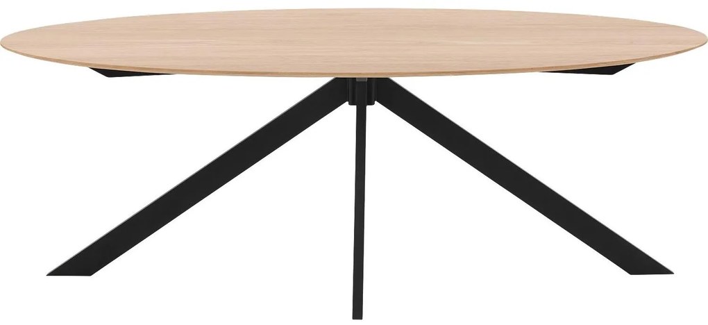 Goossens Excellent Eettafel Uniek, Ovaal 200 x 110 cm