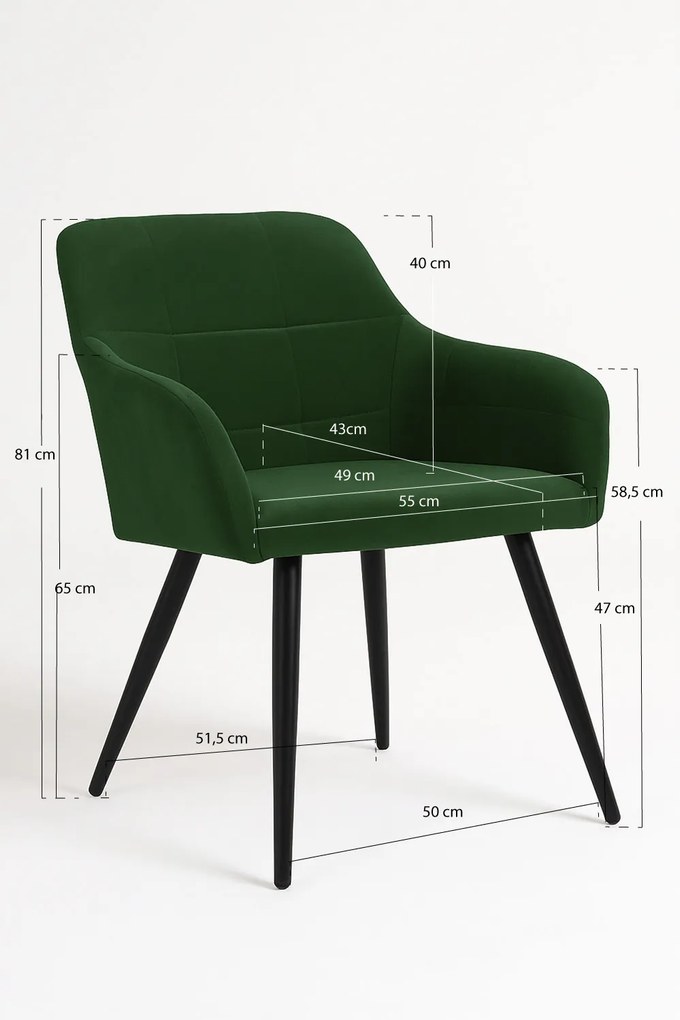 Stoel Mirova Fluweel