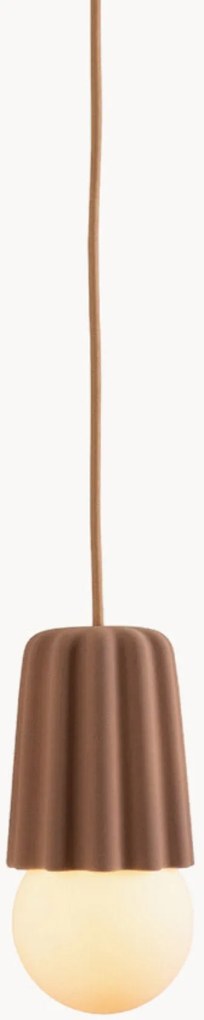 Kleine handgemaakte dimbare hanglamp STUCCO No.: 1