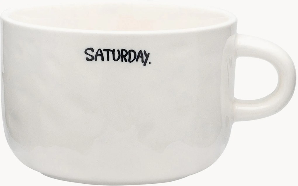 Handgemaakte beker Saturday