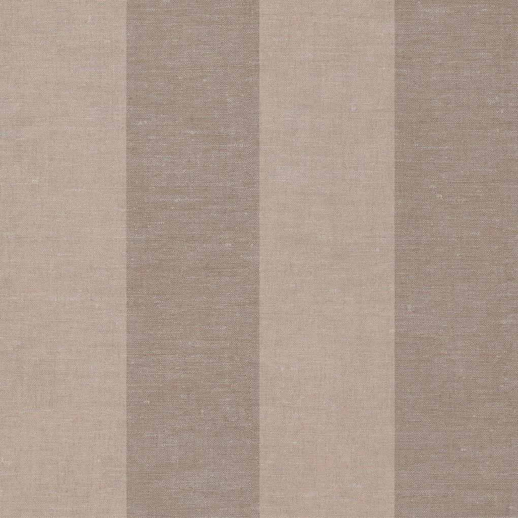 Rivièra Maison - RM Wallpaper Anvers Linen Stripe brown - Kleur: bruin