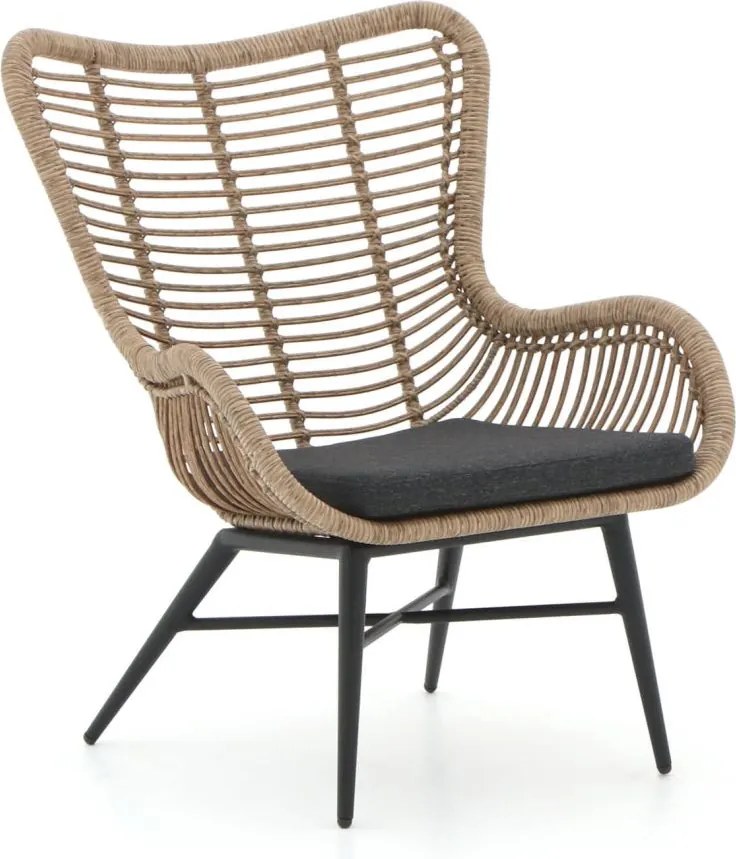 + 10% kassakorting | Lounge tuinstoel | Intenso  Rovello | Wicker (vlechtwerk) | Taupe | Kees Smit Tuinmeubelen