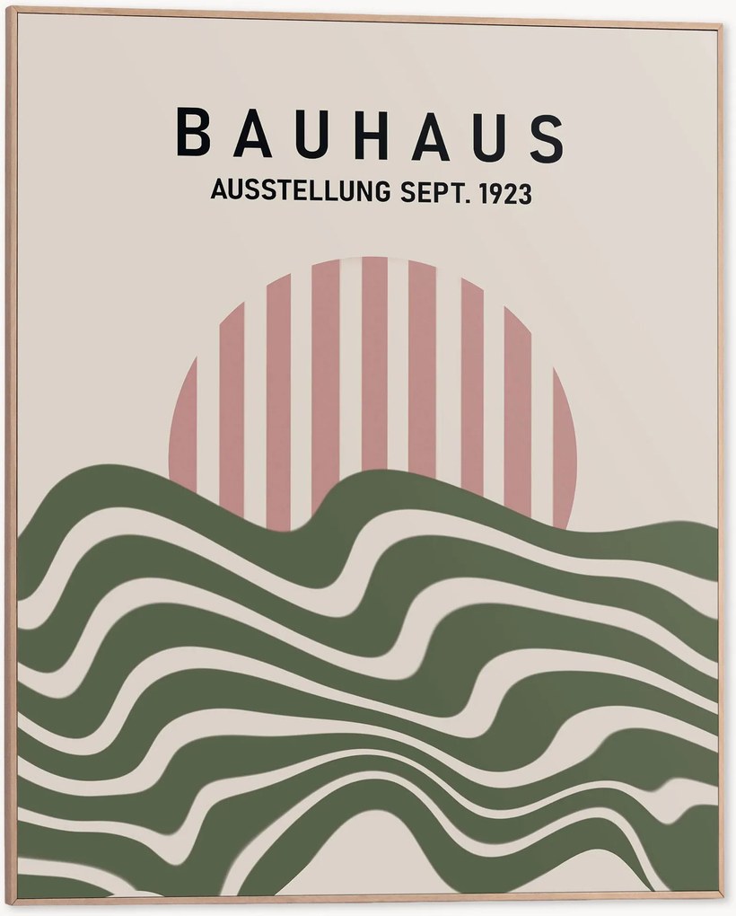 Ingelijste digitale print Bauhaus