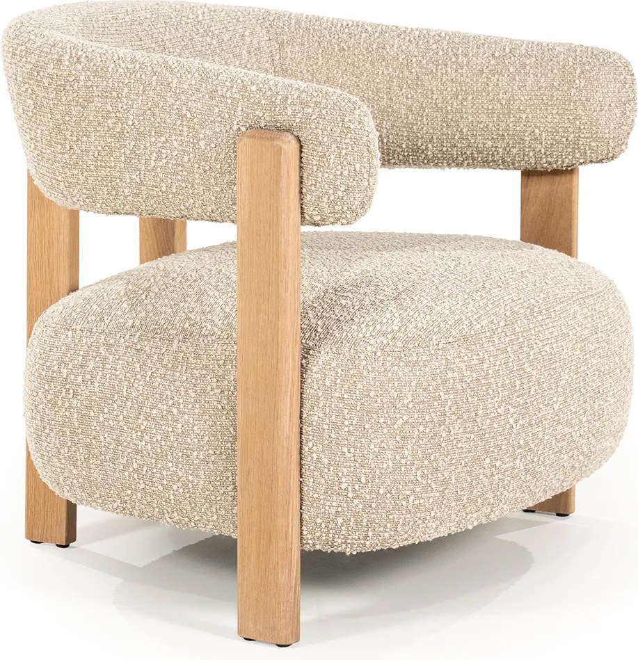 Armleuningstoel Boucle Taupe