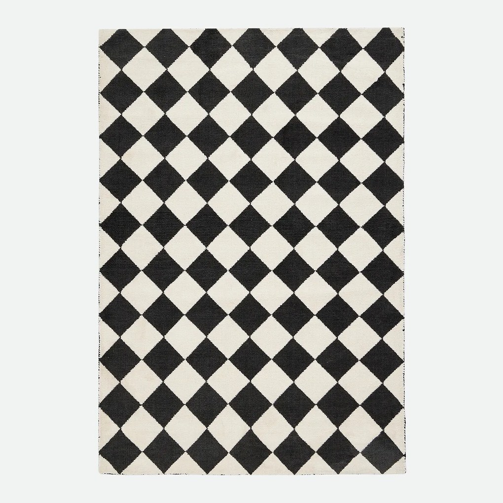 Vloerkleed met ruitmotief, BLOVA