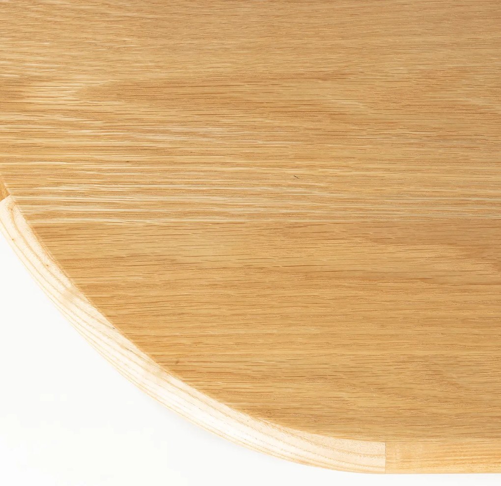 Zuiver Twist Oval Oak Uitschuifbare Eettafel Eiken 185-240 Cm - 90 X 185cm.