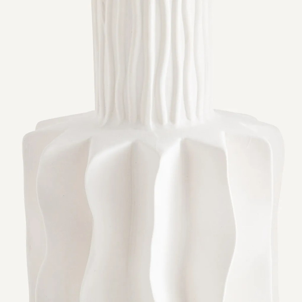 Flesvaas van mat keramiek, H29 cm, Polia