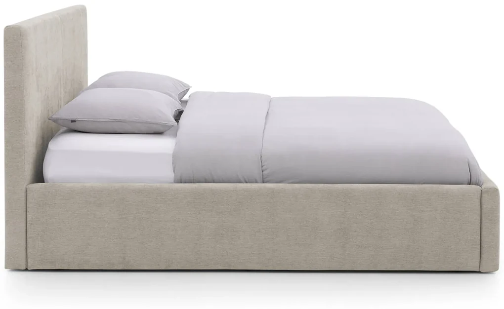 Goossens Bedframe Mysen Storage, 160 x 200 cm met storage, met 2x lattenbodem