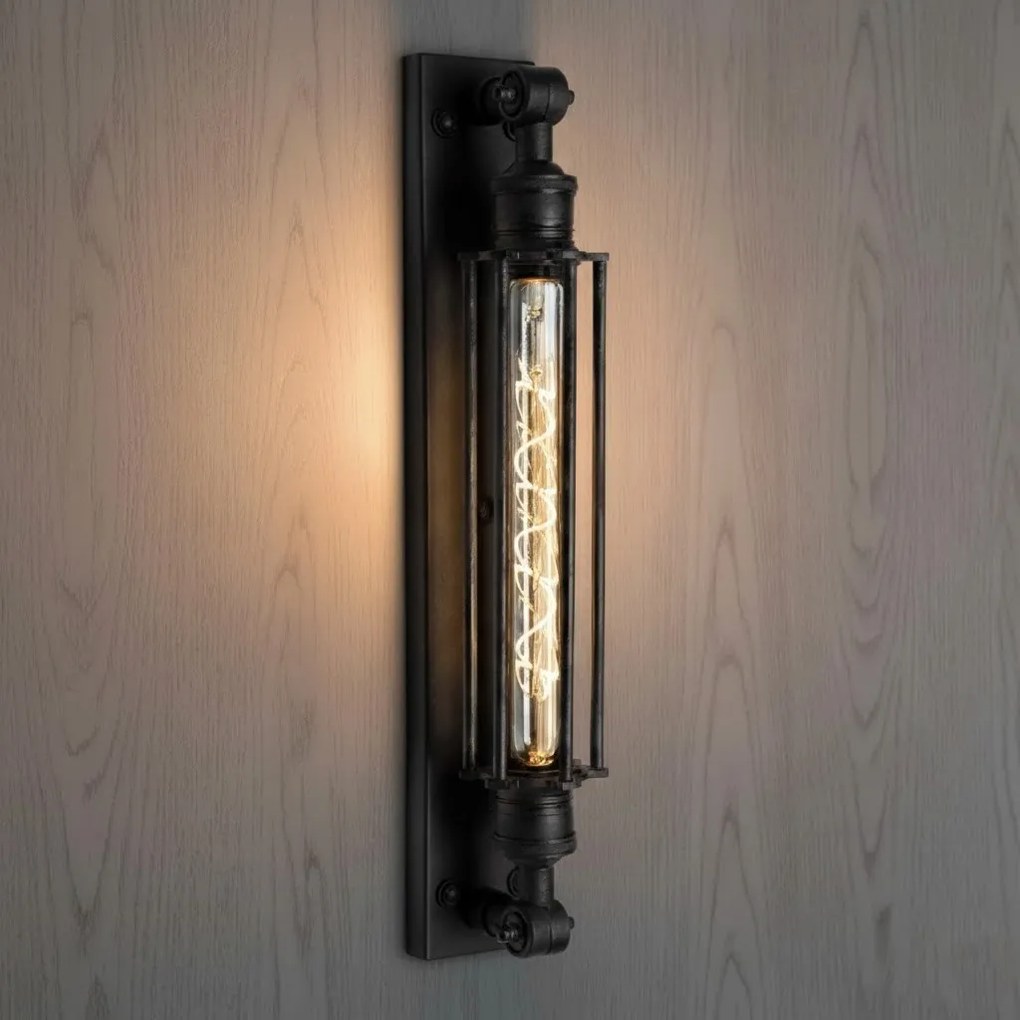 Wandlamp Astor Antiek Zwart