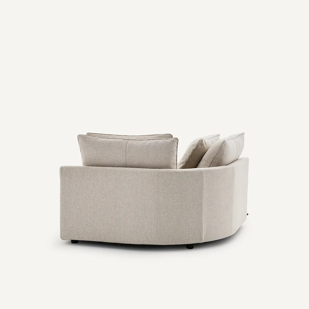 Modulair hoekelement in tweed, TIBERIO