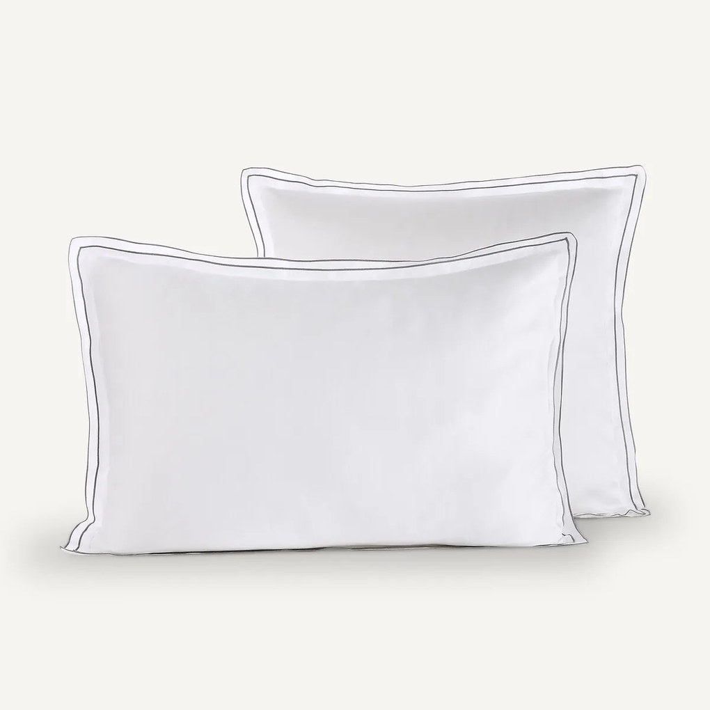 Kussensloop van bio katoensatijn katoen en lyocell, TUCCI