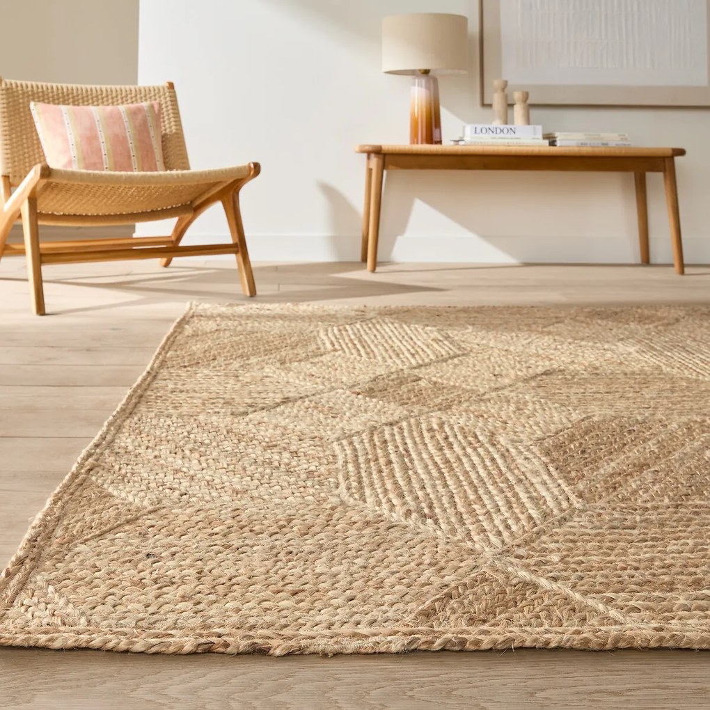 Vloerkleed in jute, Malcan