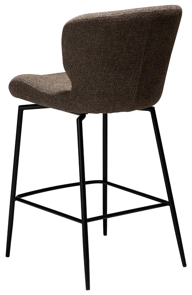 Dan-Form Glory Swivel Draaibare Barstoel Bruin Boucle