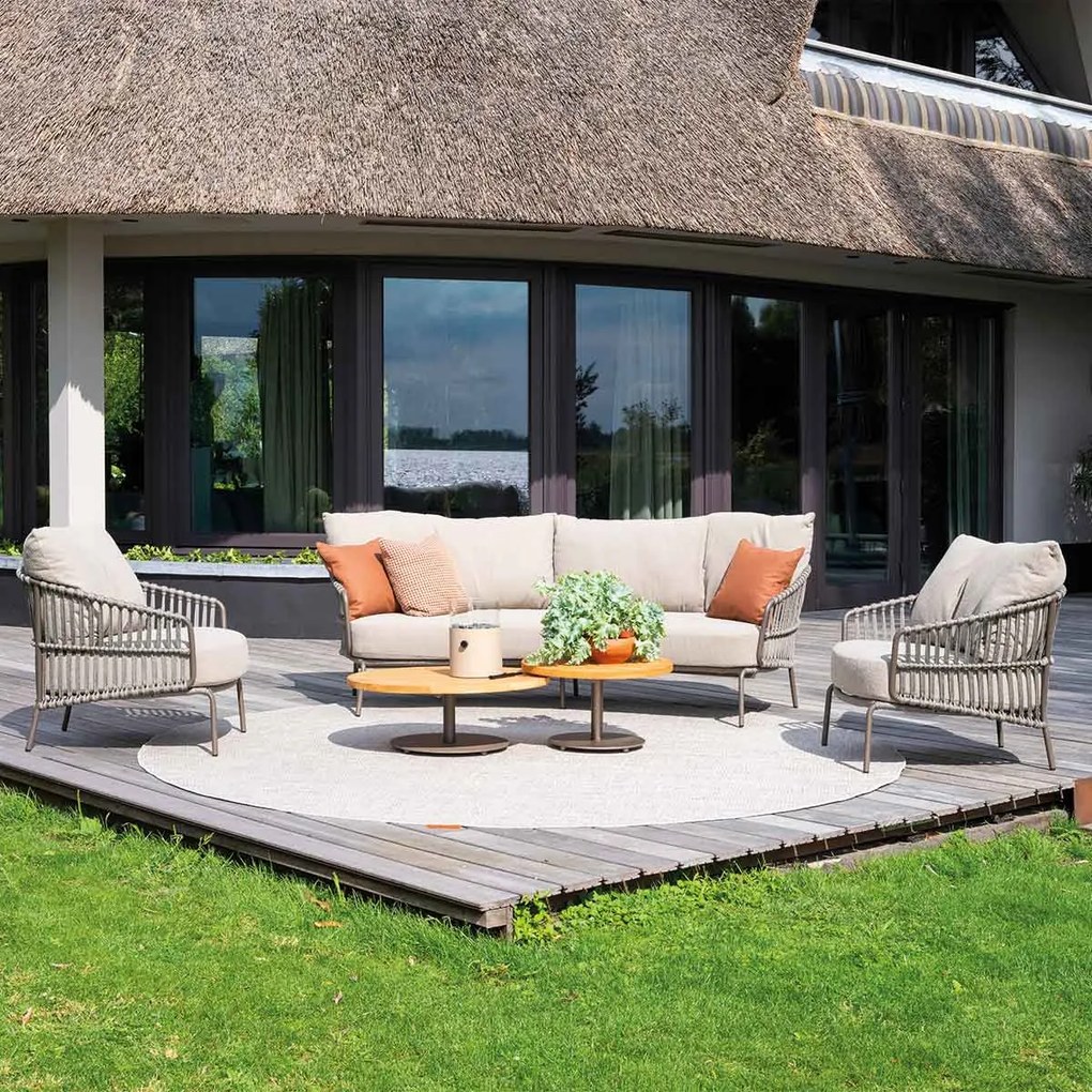 4 Seasons Capalbio 3-zits loungebank - bruin