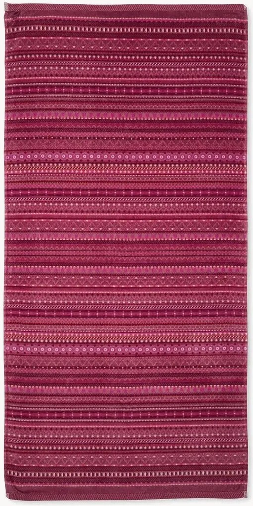 Velours & terry handdoeken Geometric Print, 3-delig
