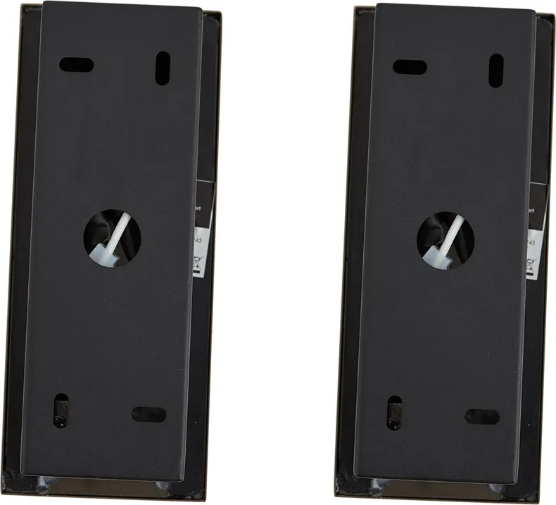 Set van 2 moderne wandlampen donkerbrons incl. LED - Plaza