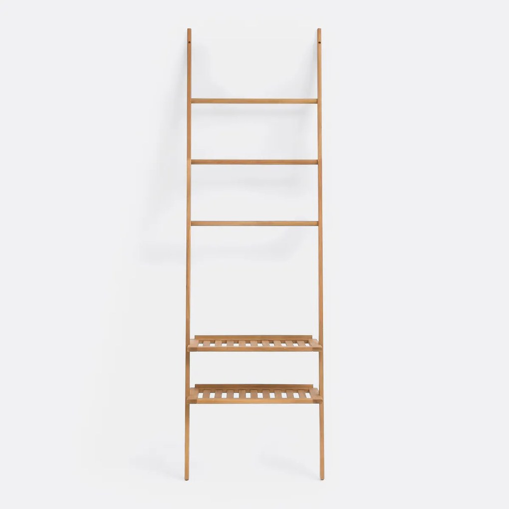 Ladderrek, geolied acacia, teak afwerking, Kiari