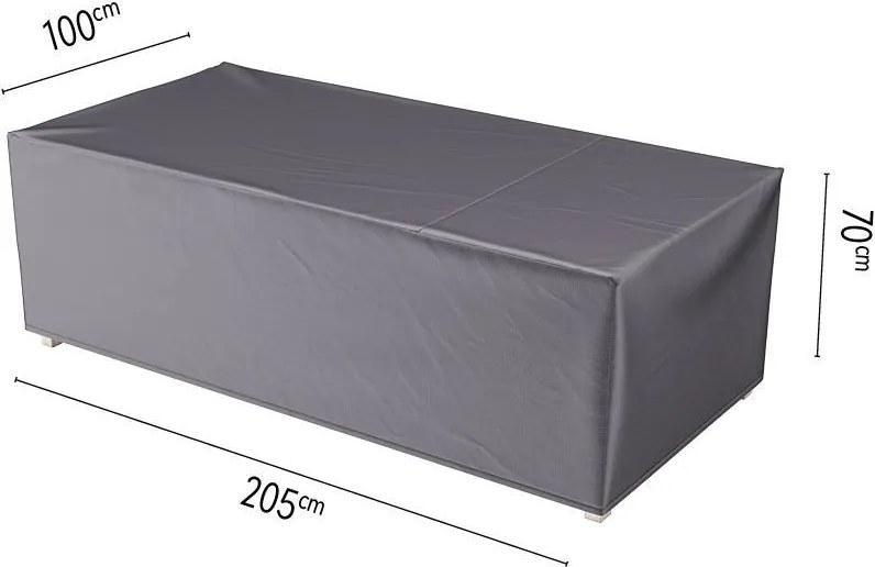 Platinum Aerocover loungebankhoes - Ademende hoes 2 loungestoelen of 1 loungebank 205 x 100 x H70cm