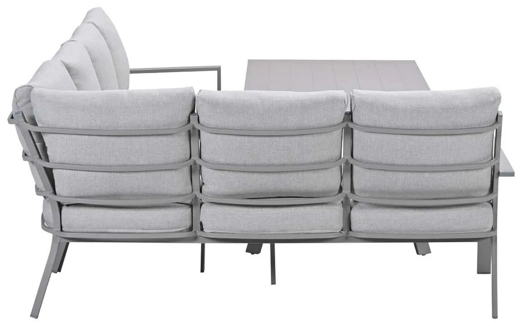 Garden Impressions Senja lounge dining set 3-delig links - valley sand