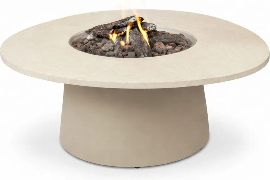 Cosidune Loft Beige Fire Pit Incl. Burner Aluminium Zand/Beige