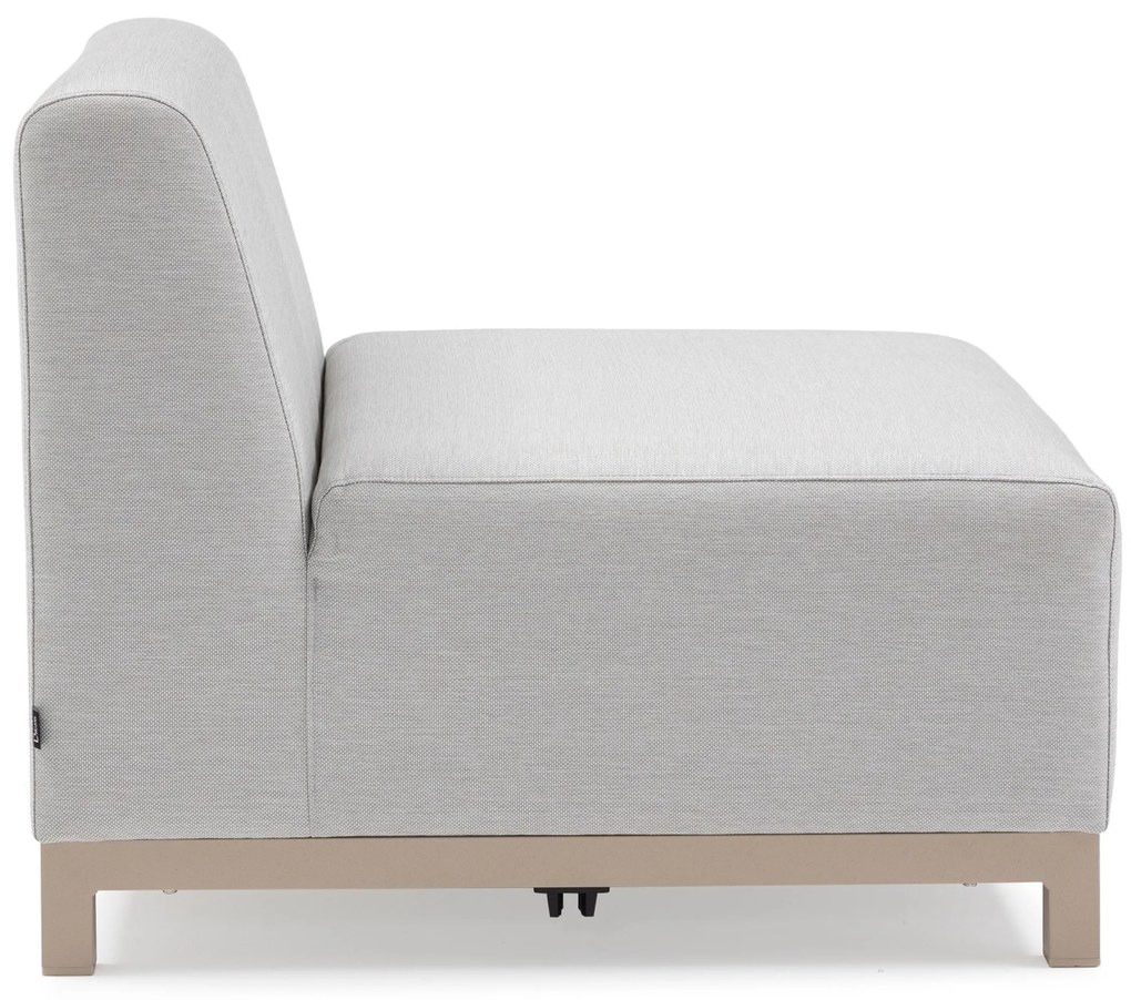 Hoek loungeset 6 personen Outdoor textiel Grijs De Laan Projects