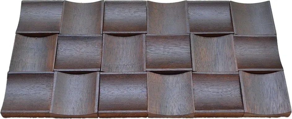 3D Houten Wandpaneel | Merbau XL | 30×60 cm | Wanddecoratie
