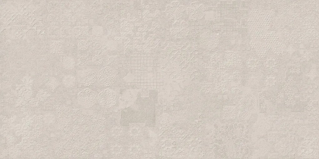 Jabo Beton Cire Bercy Nude wandtegel reliëf beige 60x120cm gerectificeerd