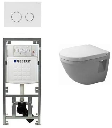 Duravit Philippe Starck 3 compact inbouwreservoir set soft close zitting afdekplaat sigma20 wit