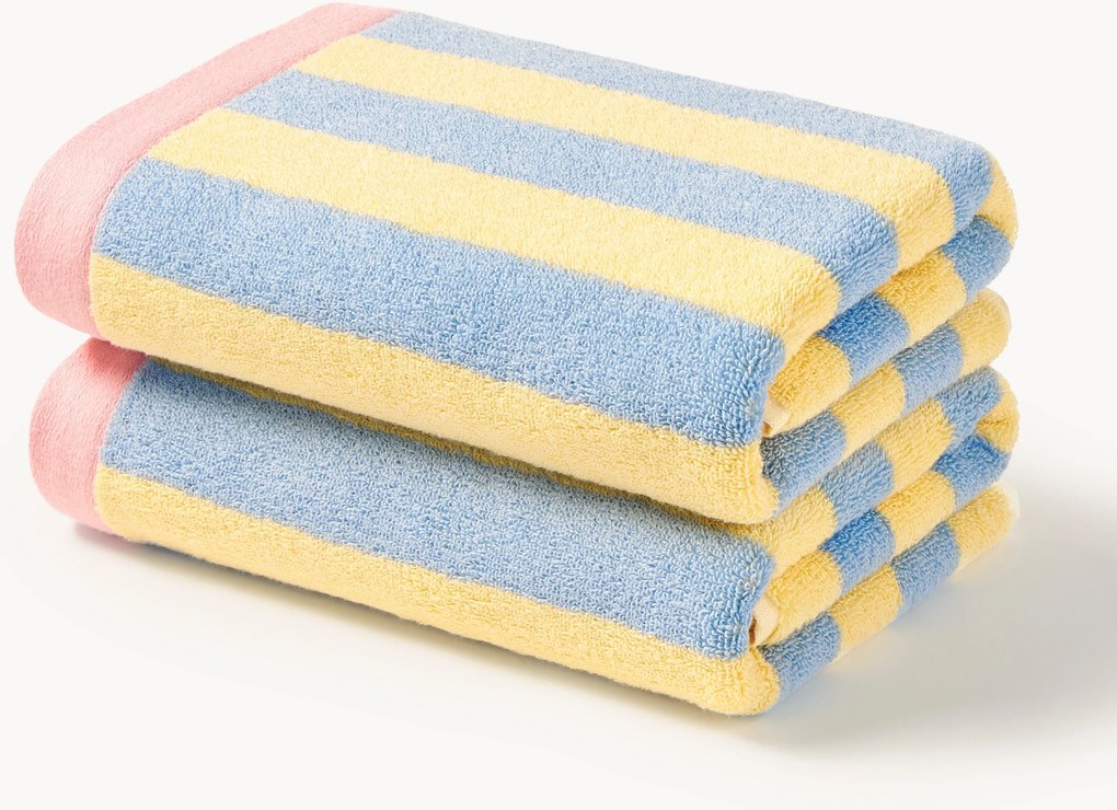 Gestreept handdoek Alva, in verschillende formaten