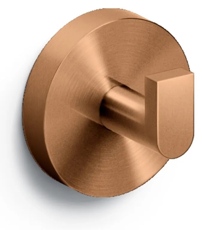 Clou Flat handdoekhaakjes brons geborsteld PVD - set van 2