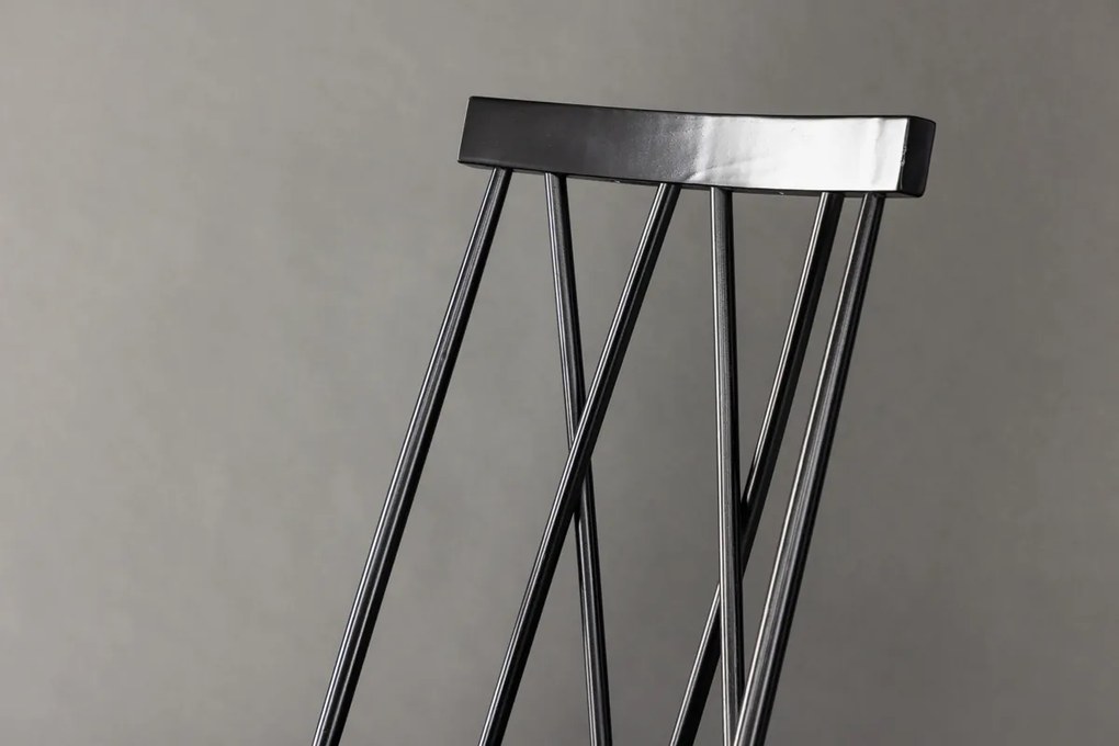 Jörn Eetkamerstoel Lena  - Zwart - Rubberhout - Jörn