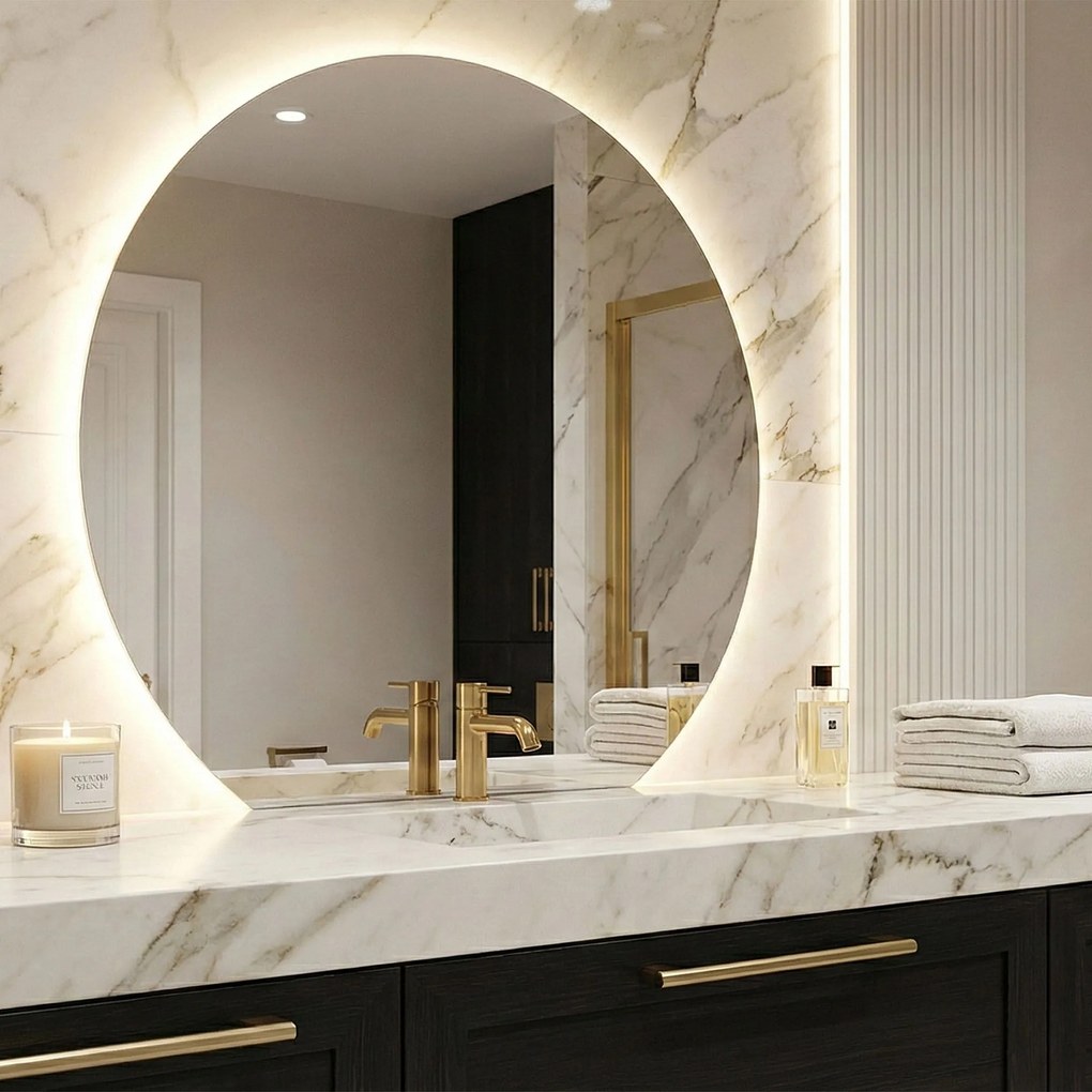 LED Spiegel 100cm Fabio