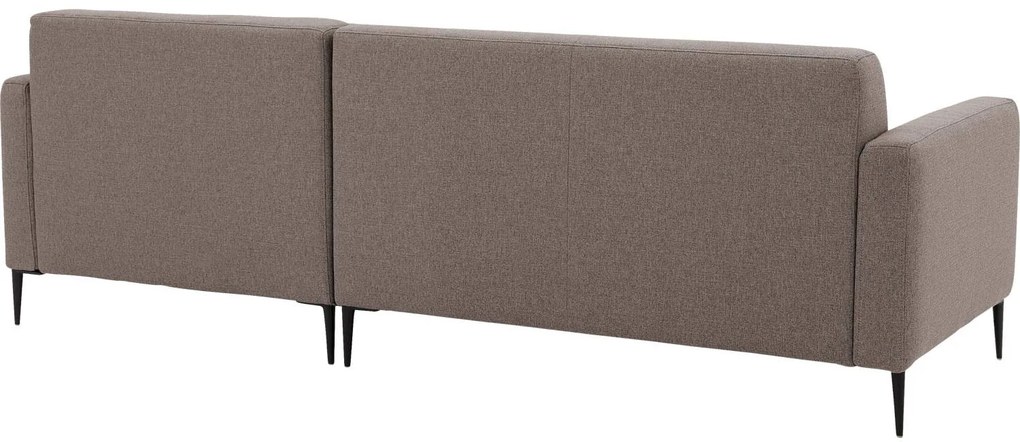 Goossens  Key West grijs, stof, 2-zits, modern design