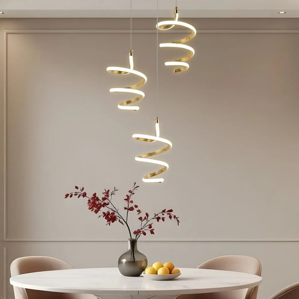 LED hanglamp G075-3CPR Gold