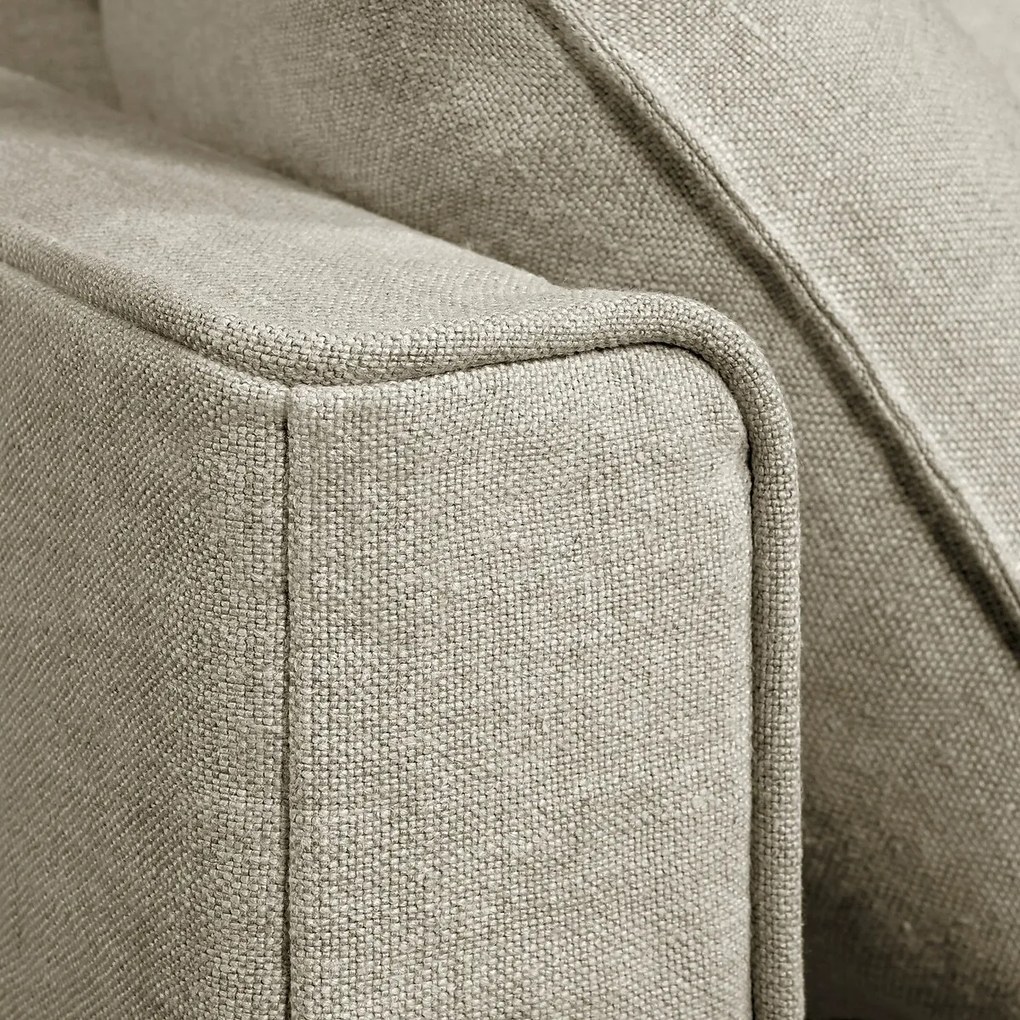 Sofa 3- of 4-zits in dik stonewashed linnen, Camille