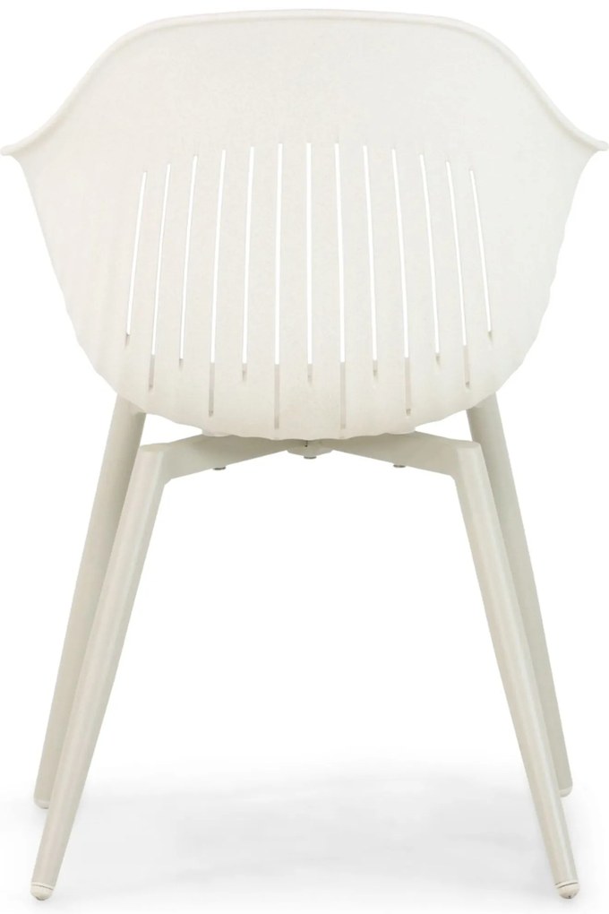 Tuinset 6 personen 220 cm Kunststof Taupe Lifestyle Garden Furniture Lissabon/Tavano