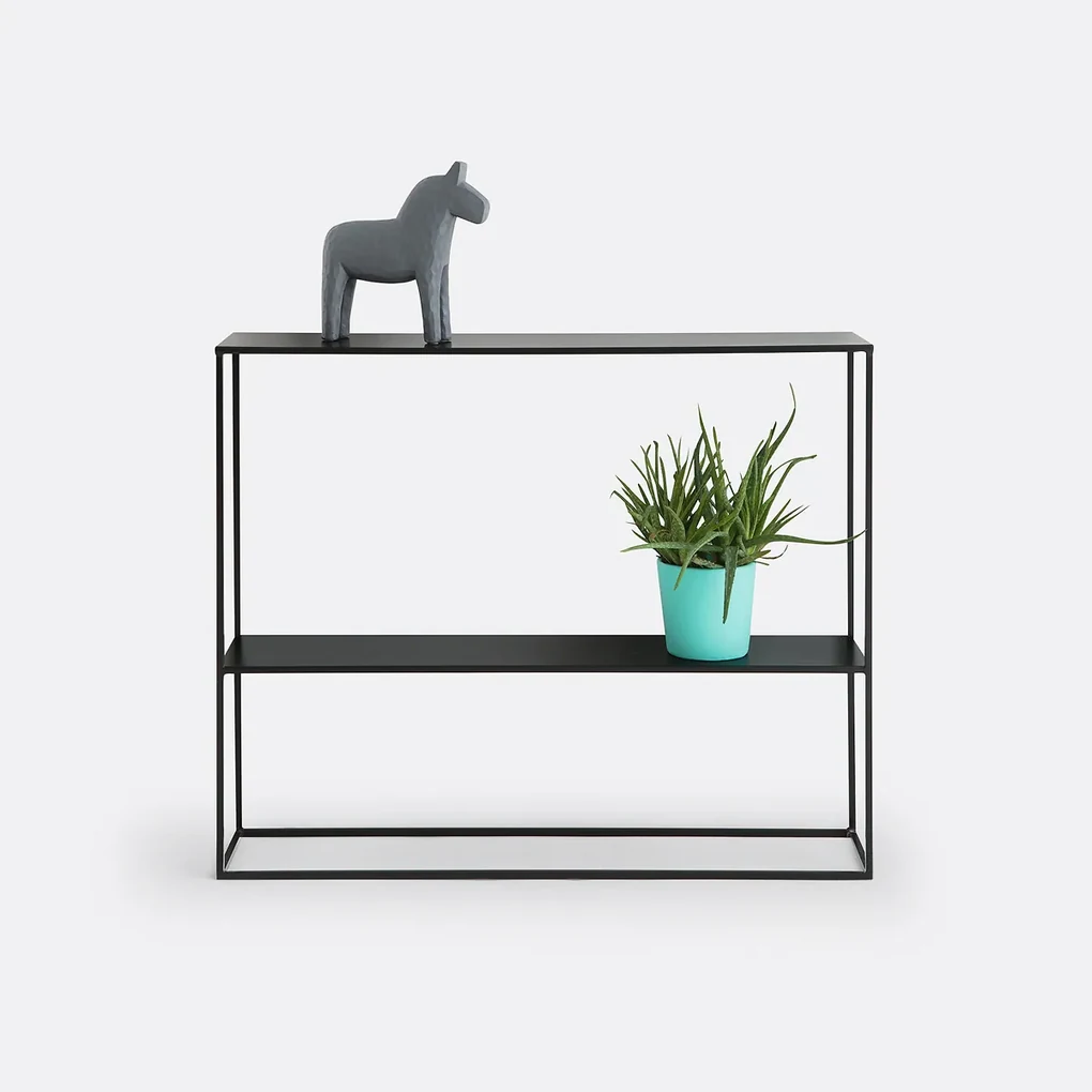 Console in staal, dubbel blad HIBA