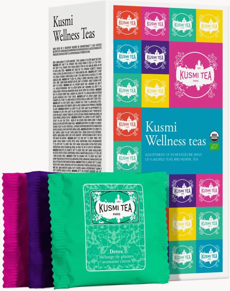 Theegeschenkset Wellness Teas, 24-delig