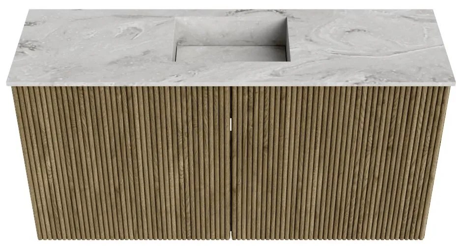 Mondiaz Joya DLux 80cm toiletmeubel dusk met wastafel faye midden 1 kraangat glace